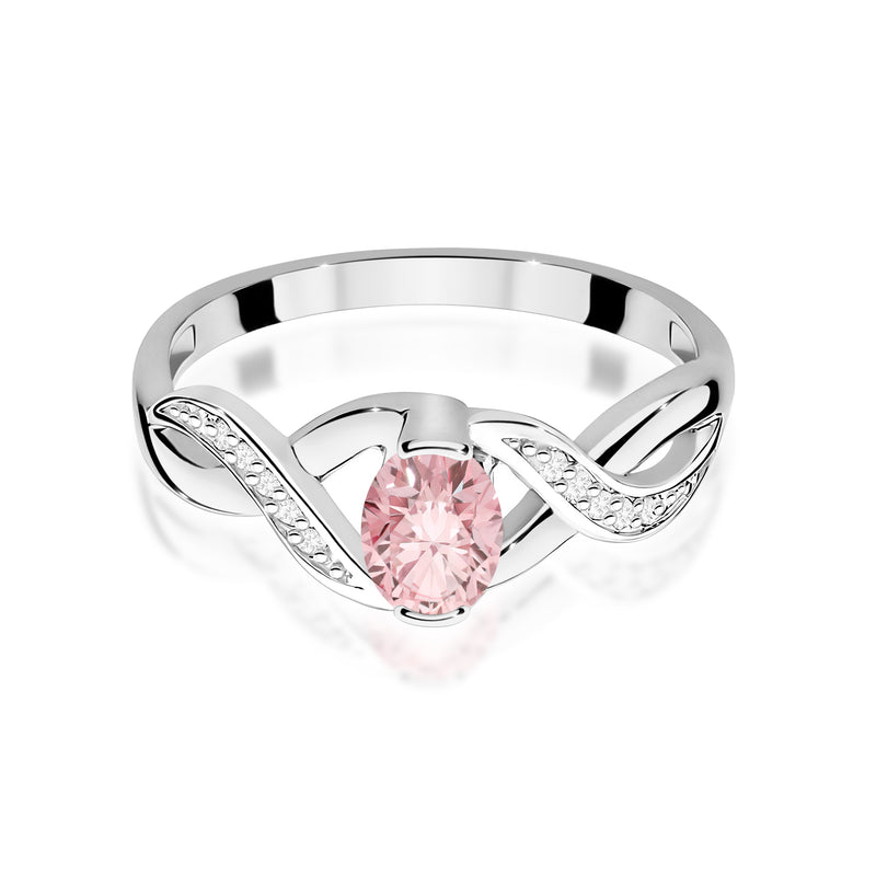 Inel Aur 14K cu Diamante Roz de Laborator 0.55 ct, imaginea 10 din 12
