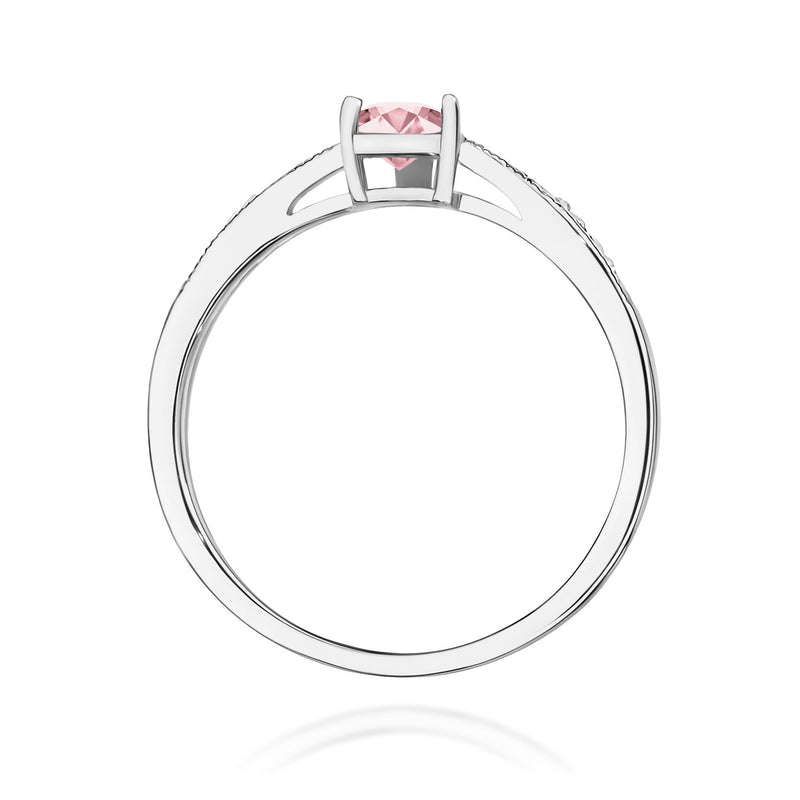 Inel Aur 14K cu Diamante Roz de Laborator 0.53 ct, imaginea 11 din 12