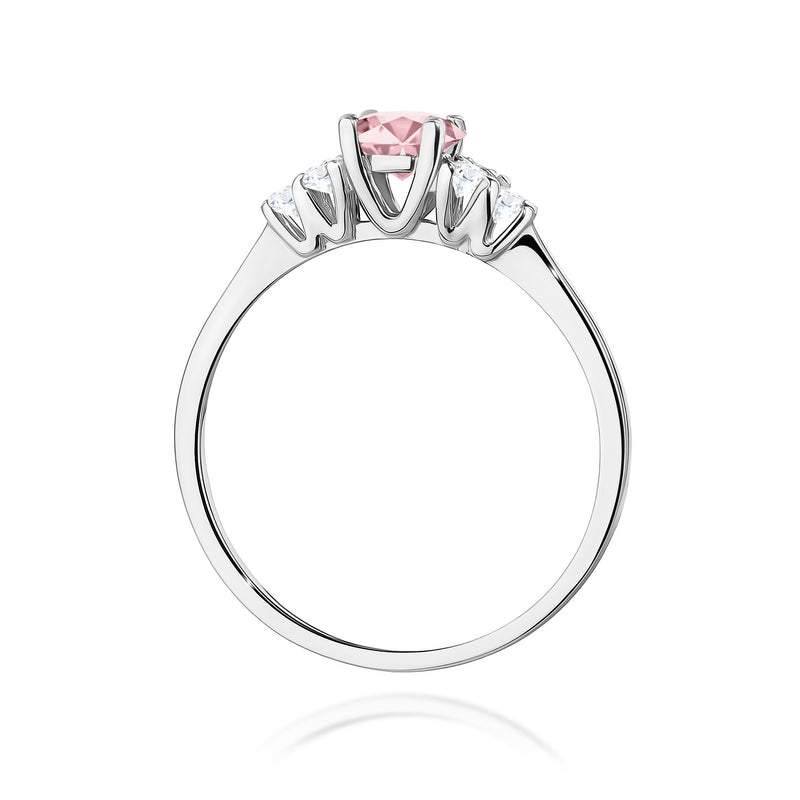 Inel Aur 14K cu Diamante Roz de Laborator 0.68 ct, imaginea 11 din 12
