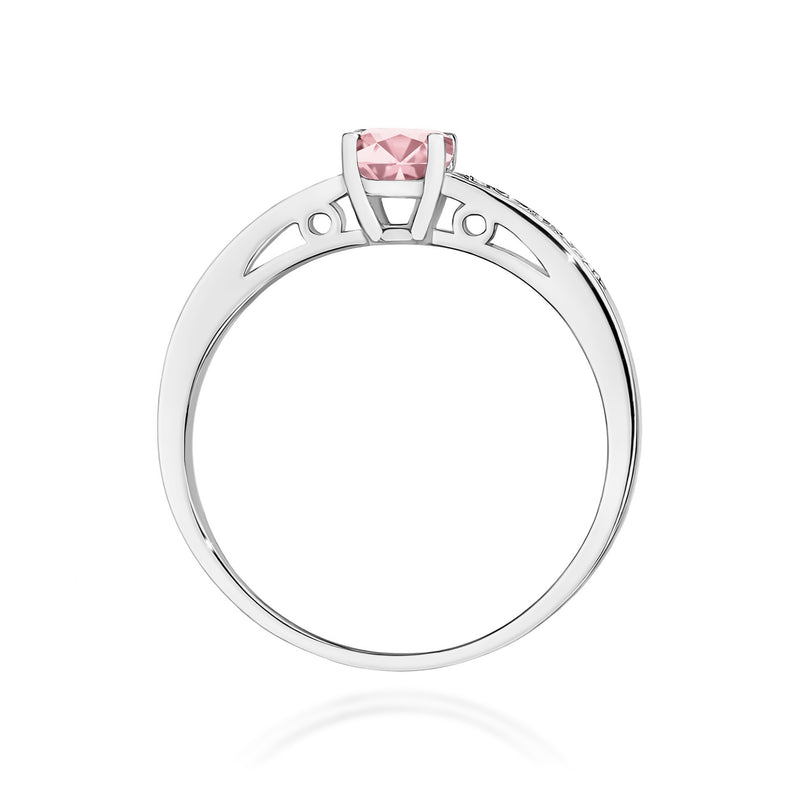 Inel Aur 14K cu Diamante Roz de Laborator 0.55 ct, imaginea 11 din 12