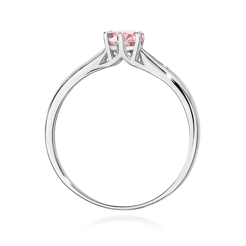 Inel Aur 14K cu Diamante Roz de Laborator 0.51 ct, imaginea 11 din 12