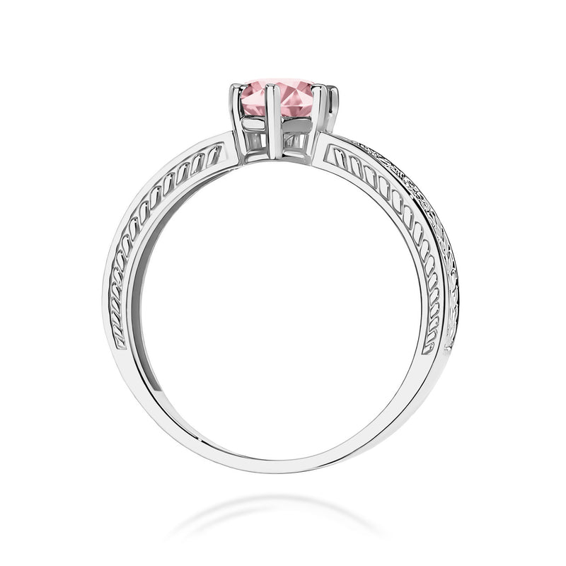 Inel Aur 14K cu Diamante Roz de Laborator 0.58 ct, imaginea 11 din 12