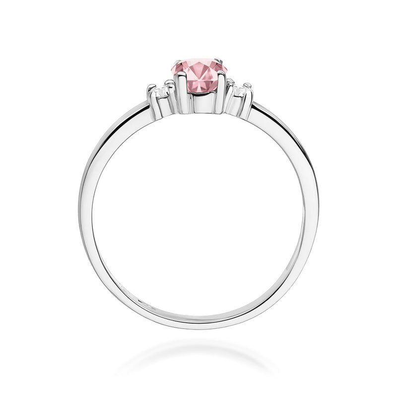 Inel Aur 14K cu Diamante Roz de Laborator 0.58 ct, imaginea 11 din 12