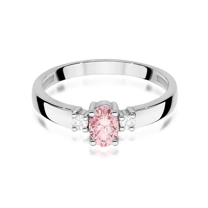 Inel Aur 14K cu Diamante Roz de Laborator 0.58 ct, imaginea 10 din 12