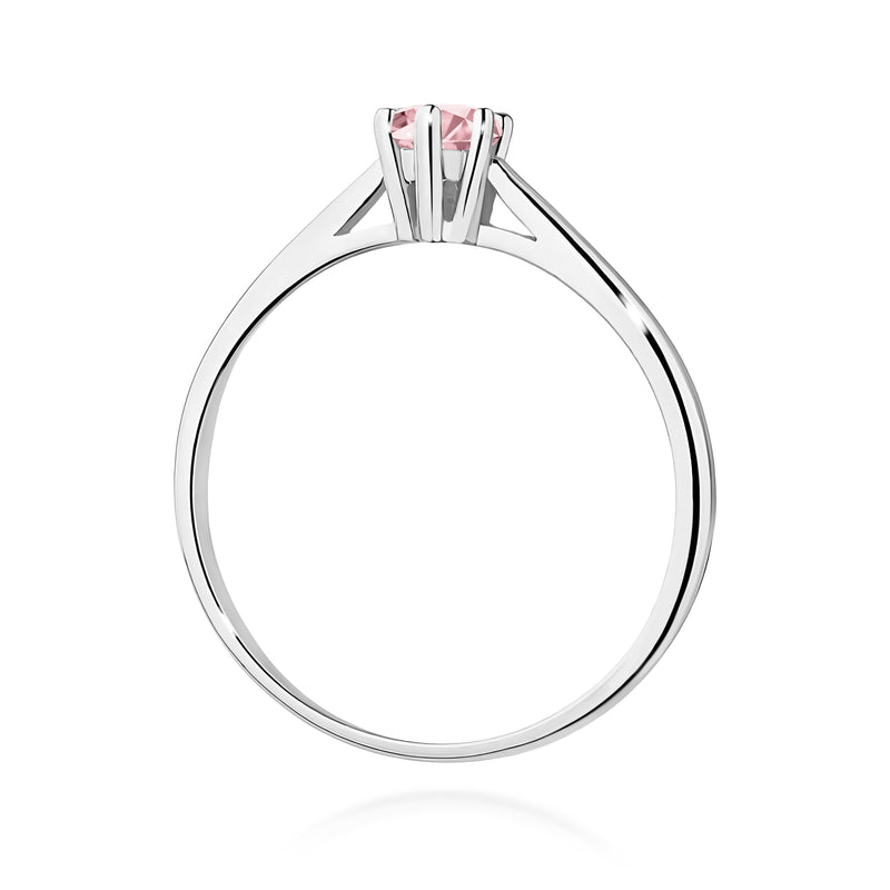 Inel Aur 14K cu Diamant Roz de Laborator 0.15 ct, imaginea 11 din 12
