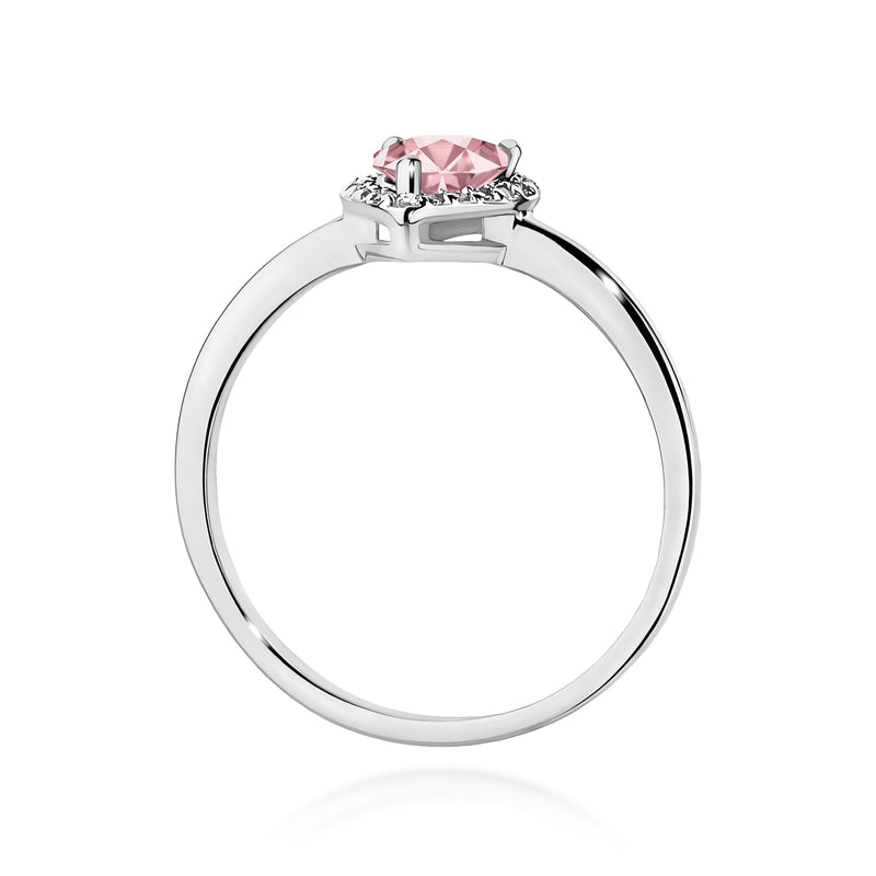 Inel Aur 14K cu Diamante Roz de Laborator 0.60 ct, imaginea 11 din 12