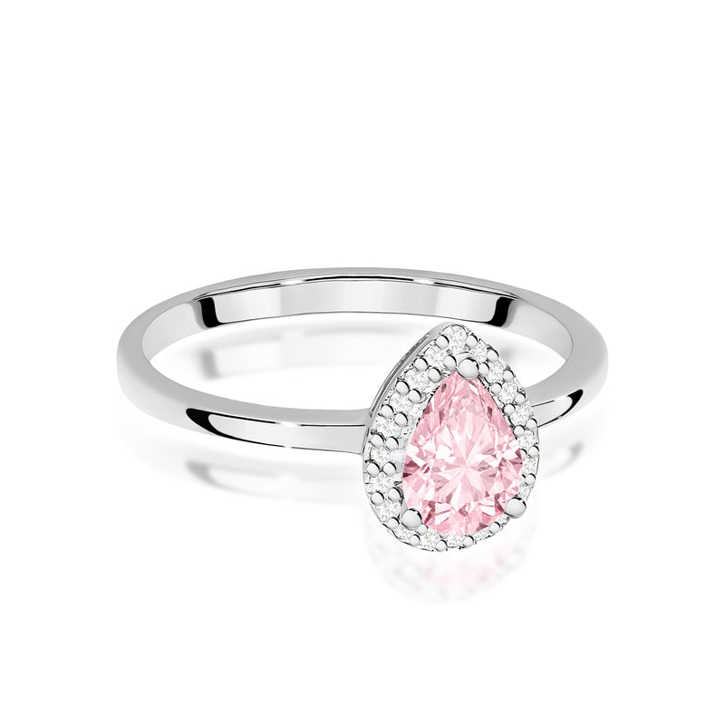 Inel Aur 14K cu Diamante Roz de Laborator 0.60 ct, imaginea 10 din 12