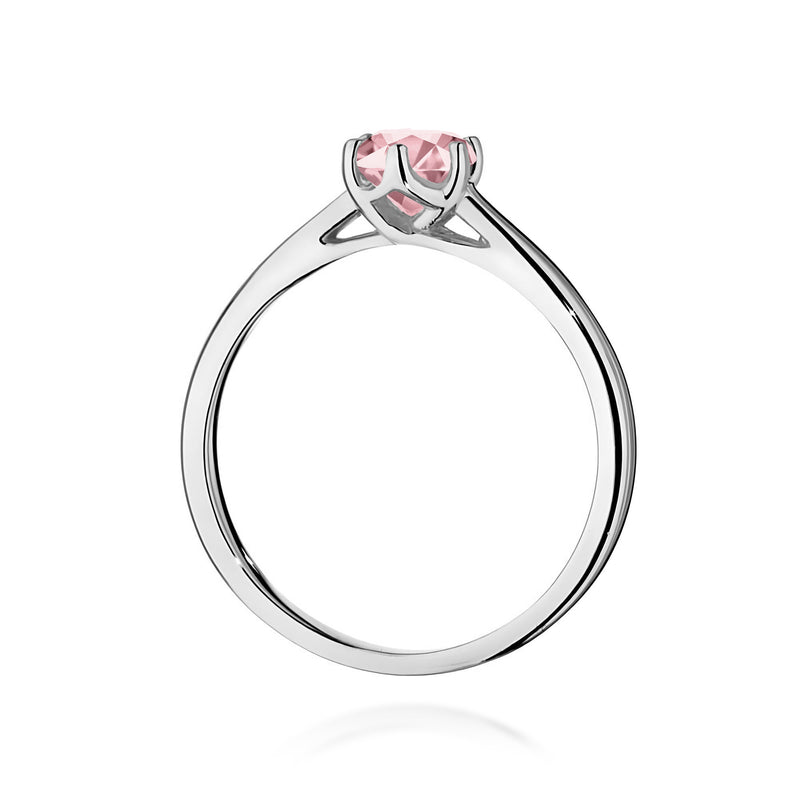 Inel Aur 14K cu Diamant Roz de Laborator 0.50 ct, imaginea 11 din 12