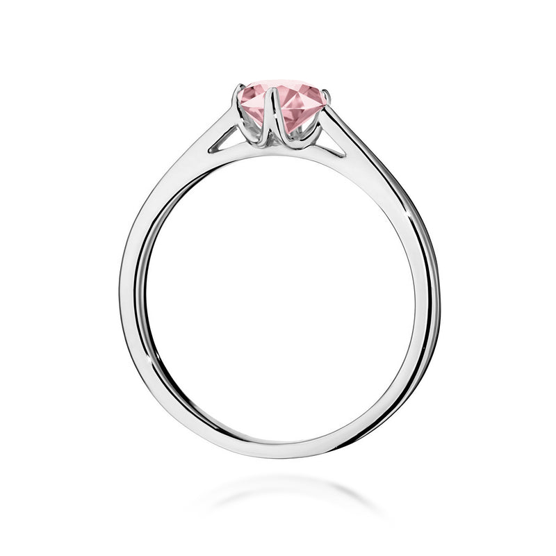 Inel Aur 14K cu Diamant Roz de Laborator 0.50 ct, imaginea 11 din 12