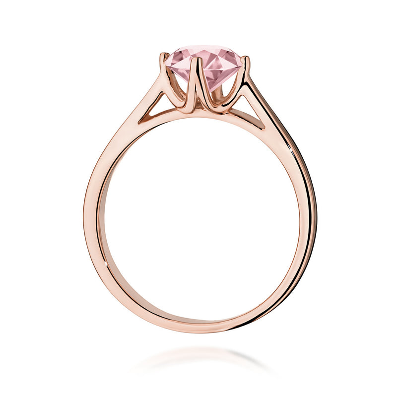 Inel Aur 14K cu Diamant Galben de Laborator 0.50 ct, imaginea 7 din 12