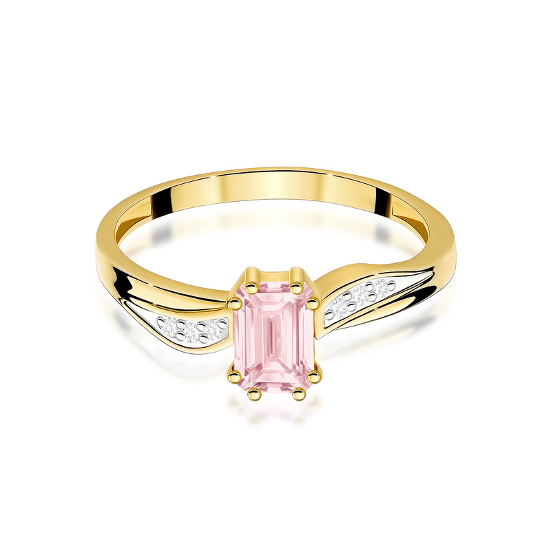 Inel Aur 14K cu Diamante Roz de Laborator 0.53 ct, imaginea 2 din 12