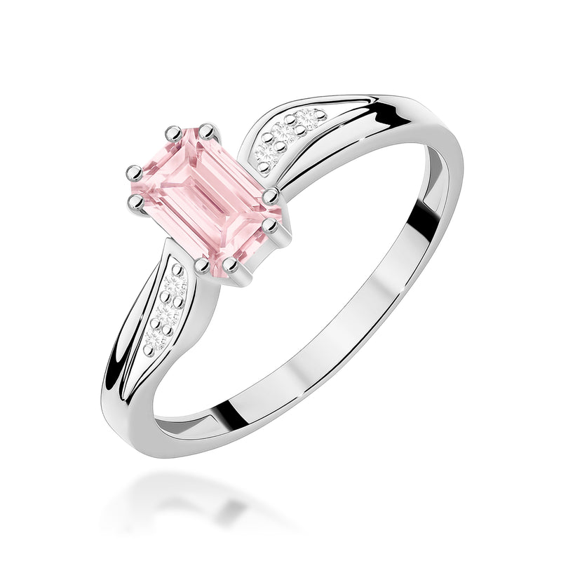 Inel Aur 14K cu Diamante Roz de Laborator 0.53 ct, imaginea 9 din 12