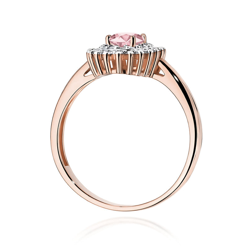 Inel Aur 14K cu Diamante Roz de Laborator 0.70 ct, imaginea 7 din 12