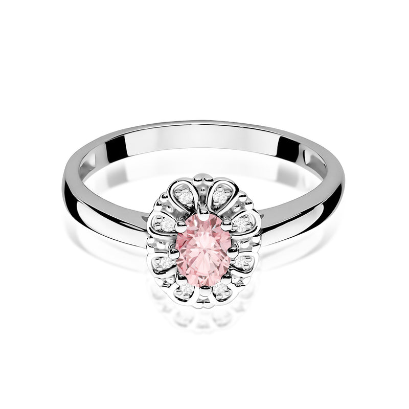 Inel Aur 14K cu Diamante Roz de Laborator 0.57 ct, imaginea 10 din 12