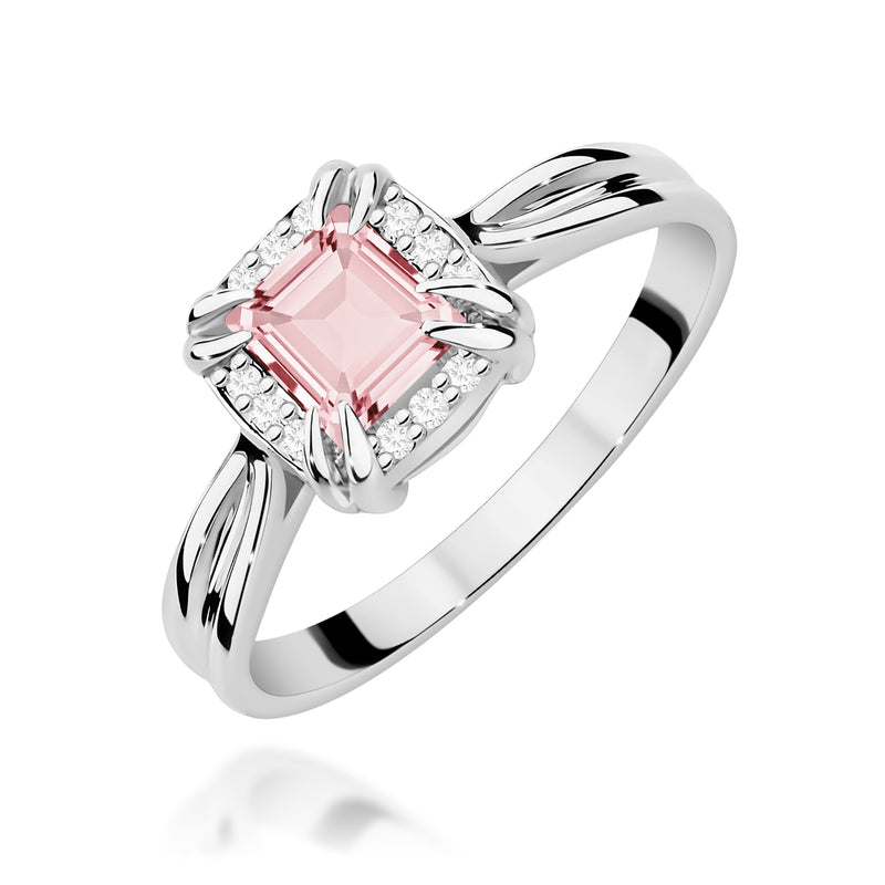 Inel Aur 14K cu Diamante Roz de Laborator 0.56 ct, imaginea 9 din 12