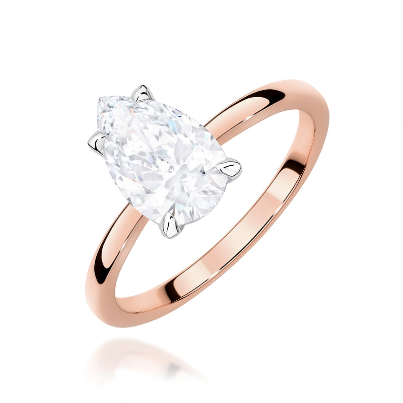 Inel Aur 14K cu Diamant Natural 1.00 ct, imaginea 4 din 9