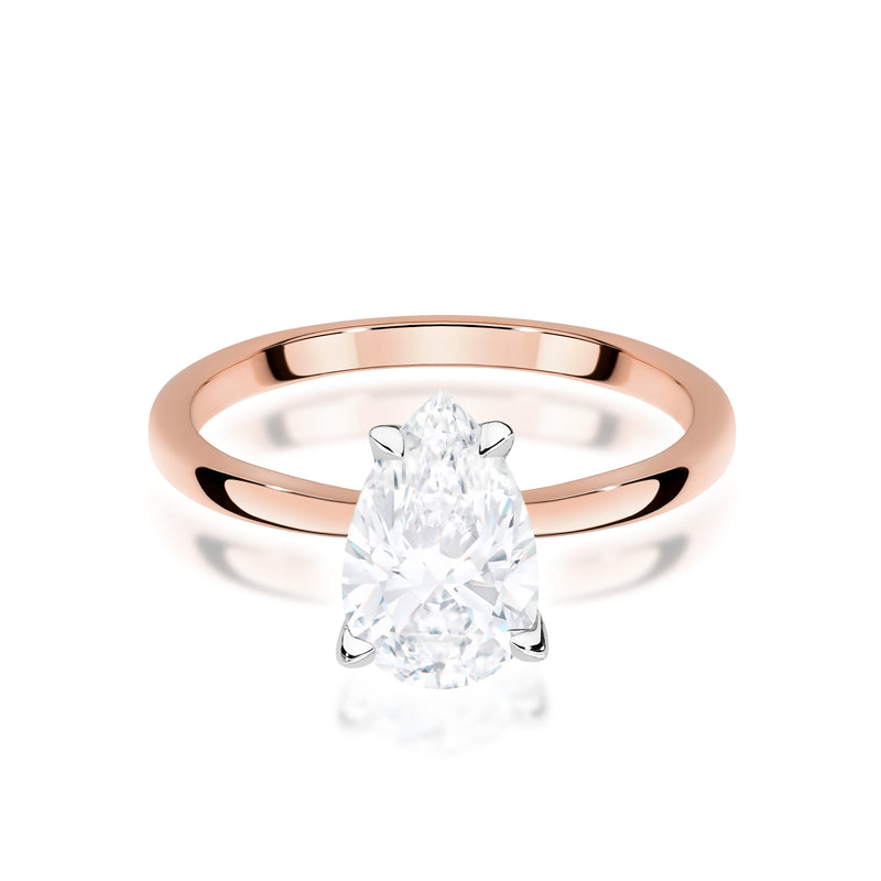 Inel Aur 14K cu Diamant Natural 1.00 ct, imaginea 5 din 9