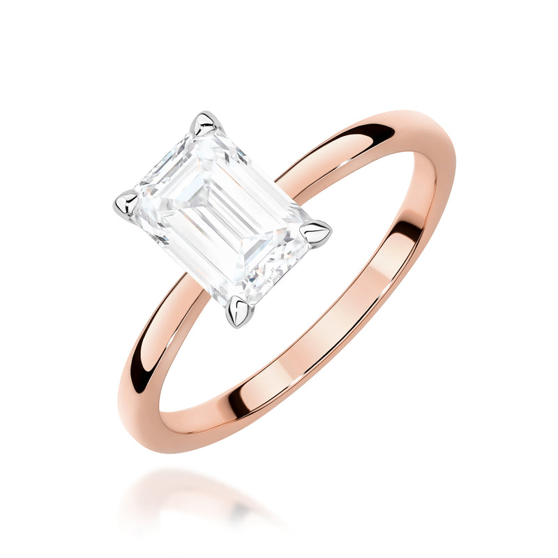 Inel Aur 14K cu Diamant Natural 1.00 ct, imaginea 4 din 9