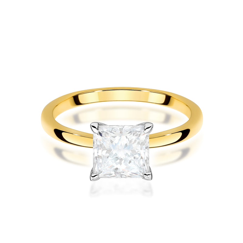 Inel Aur 9K cu Diamant Natural 1.00 ct, imaginea 2 din 6