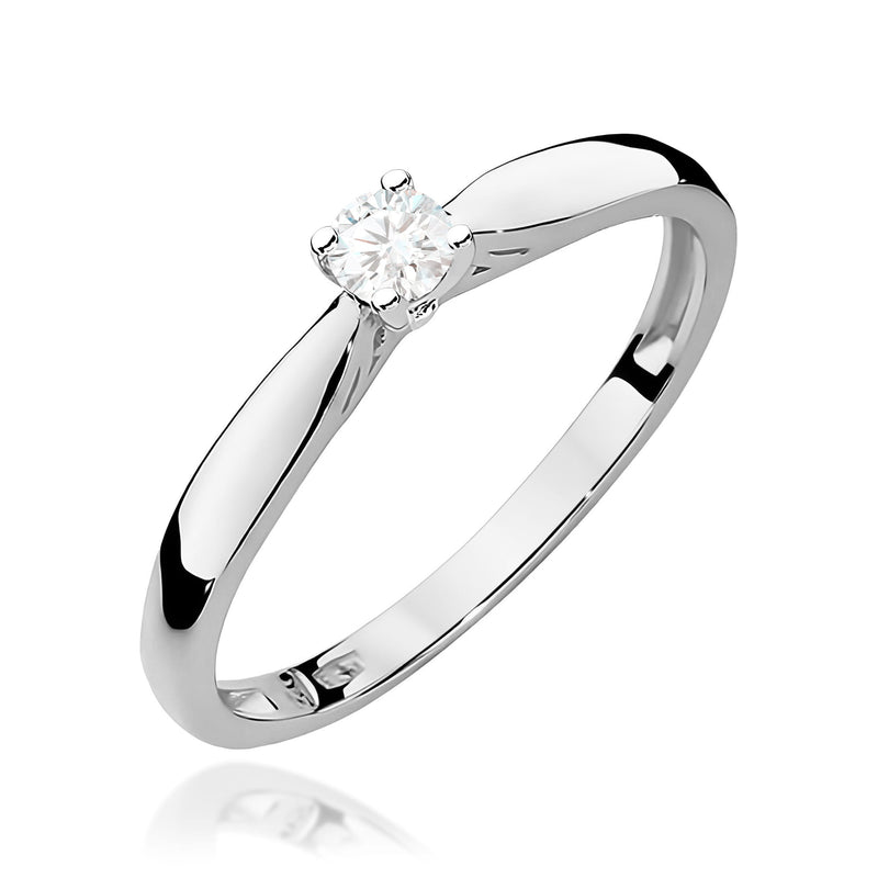 Inel Aur 14K cu Diamant de Laborator 0.10 ct, imaginea 9 din 12