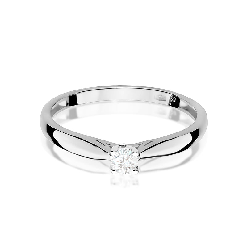 Inel Aur 14K cu Diamant de Laborator 0.10 ct, imaginea 10 din 12