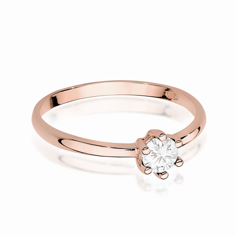 Inel Aur 14K cu Diamant de Laborator 0.30 ct, imaginea 6 din 12