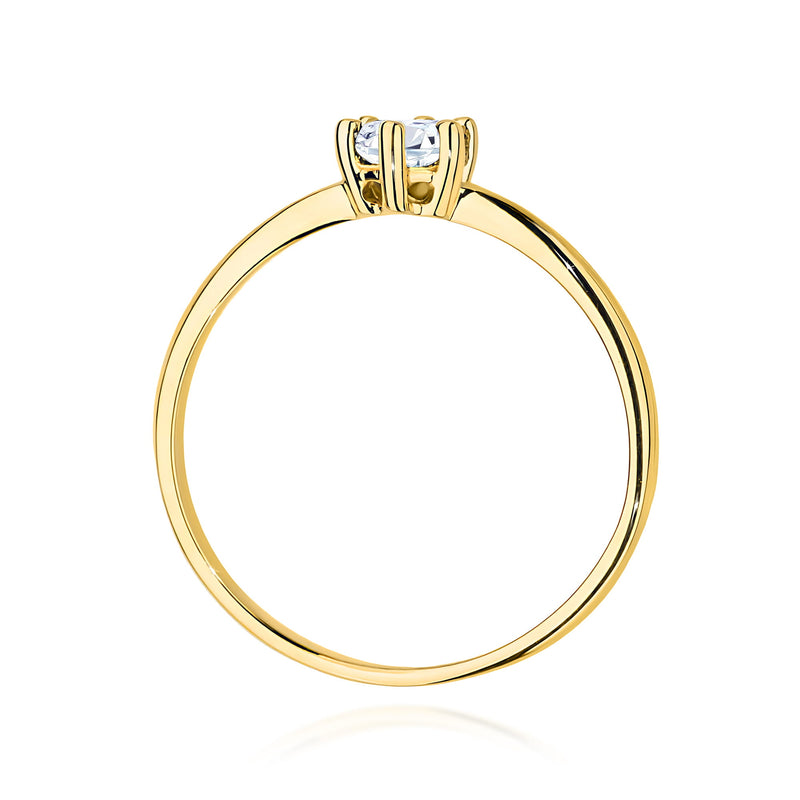 Inel Aur 9K cu Diamant de Laborator 0.30 ct, imaginea 3 din 8