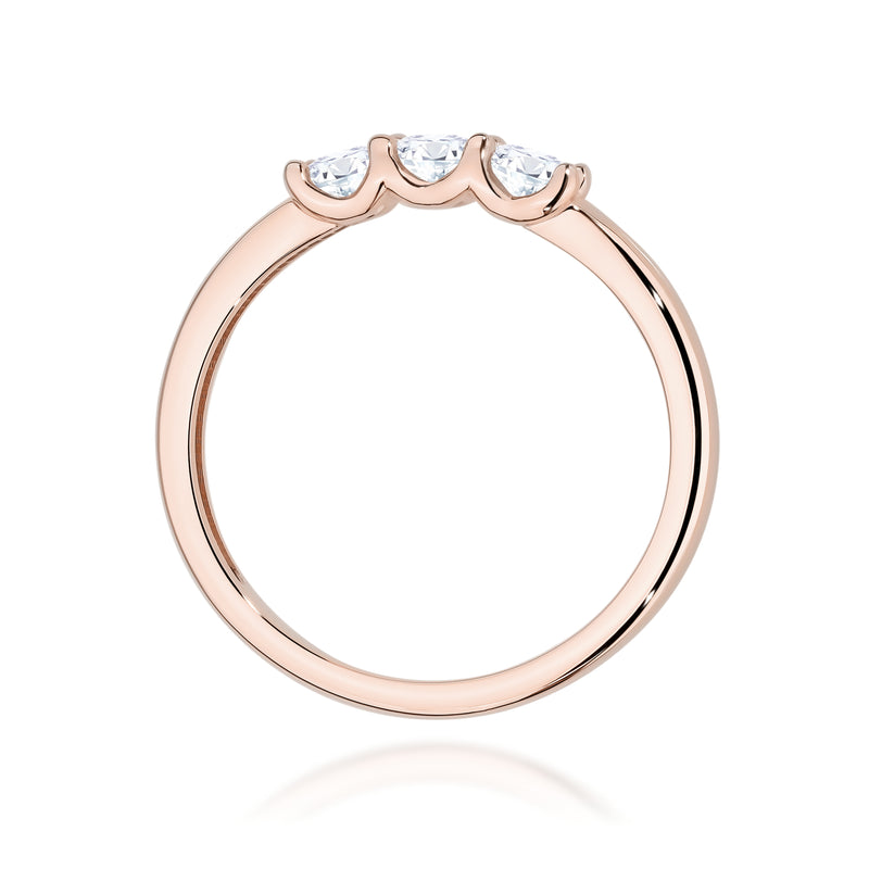 Inel Aur 14K cu Diamante Naturale 0.30 ct, imaginea 7 din 12