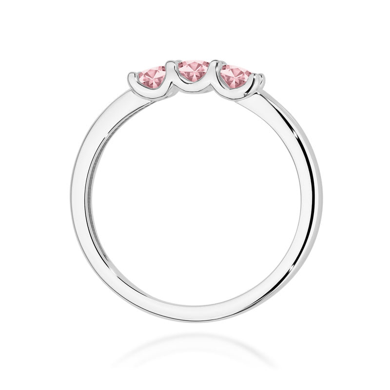 Inel Aur 14K cu Diamante Roz de Laborator 0.30 ct, imaginea 11 din 12