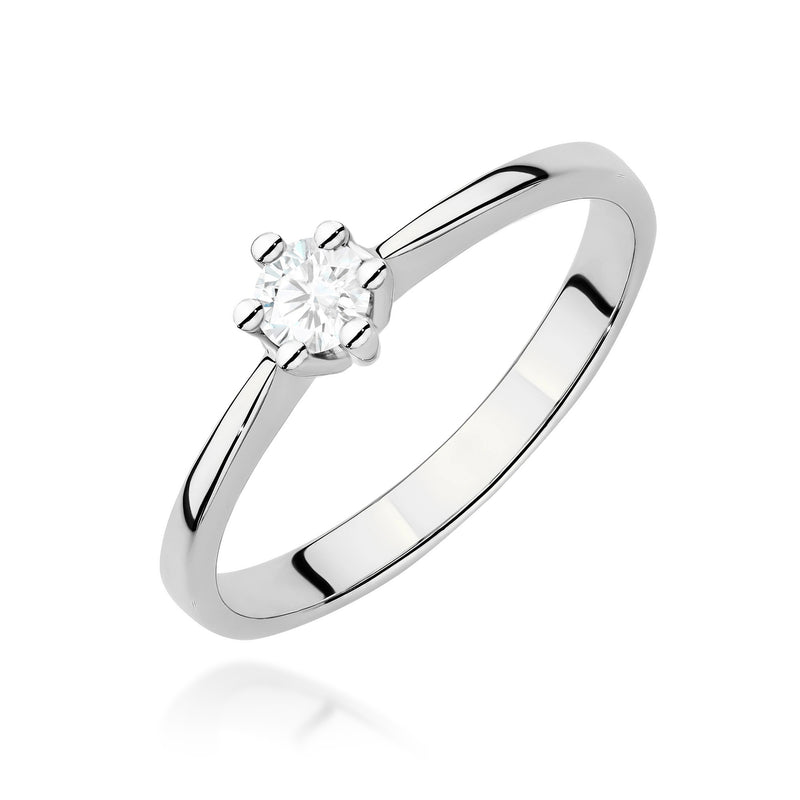 Inel Aur 14K cu Diamant de Laborator 0.20 ct, imaginea 9 din 12