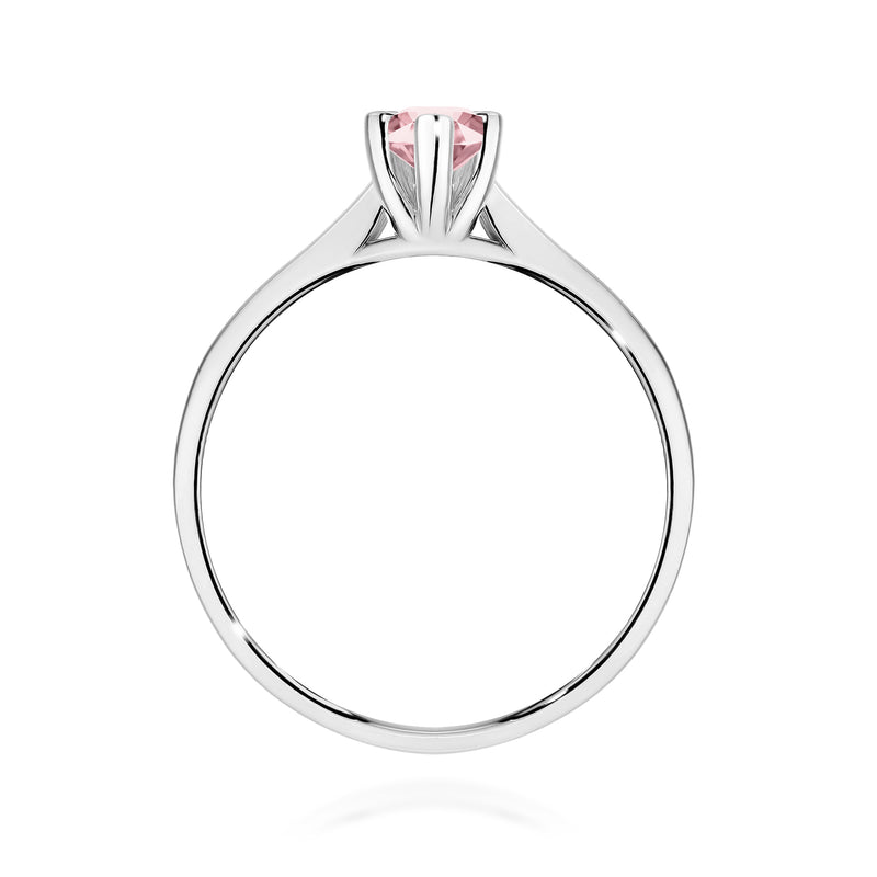 Inel Aur 9K cu Diamant Roz de Laborator 0.30 ct, imaginea 7 din 8