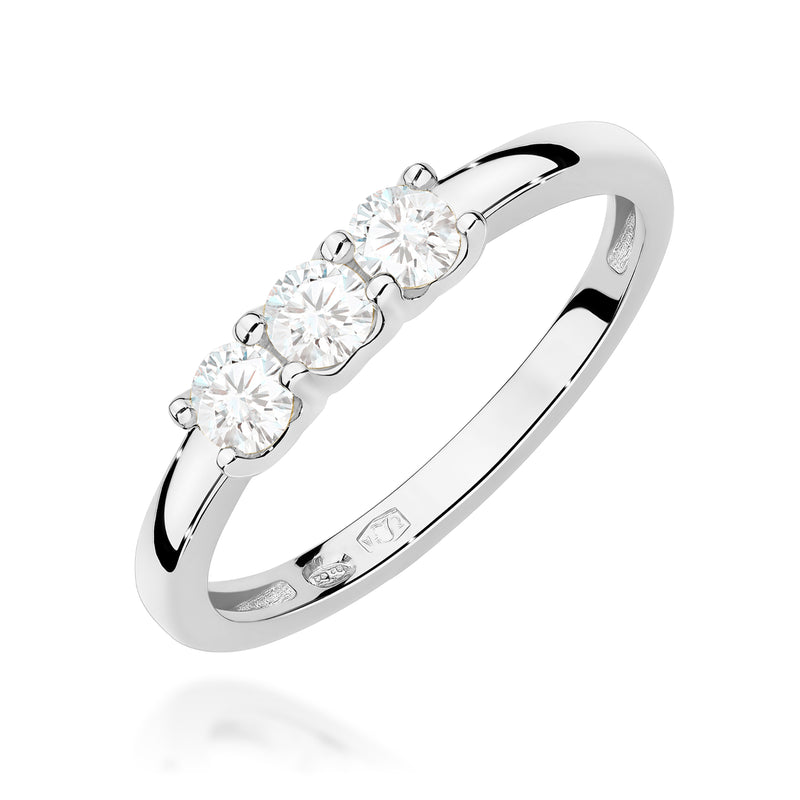 Inel Aur 9K cu Diamante de Laborator 0.30 ct, imaginea 5 din 8