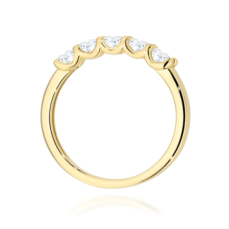 Inel Aur 14K cu Diamante de Laborator 0.50 ct, imaginea 3 din 12