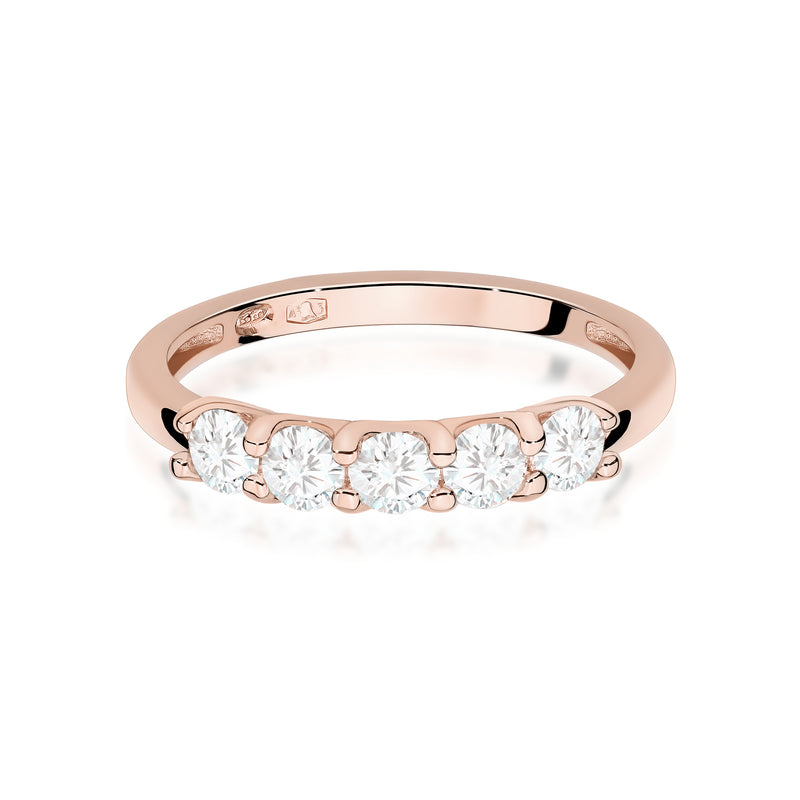 Inel Aur 14K cu Diamante Naturale 0.50 ct, imaginea 6 din 12