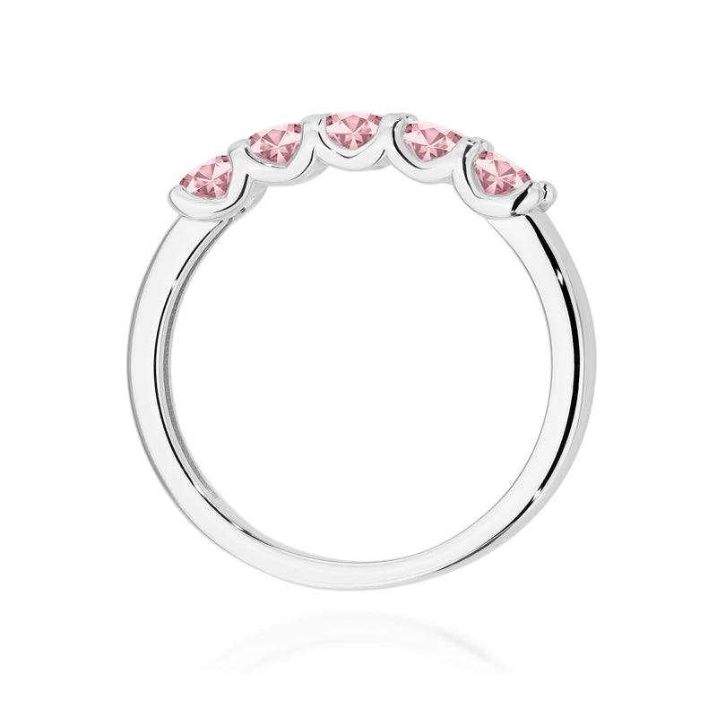 Inel Aur 14K cu Diamante Roz de Laborator 0.50 ct, imaginea 11 din 12