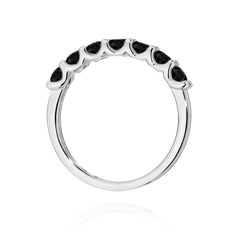 Inel Aur 14K cu Diamante Naturale Negre 0.84 ct, imaginea 11 din 12