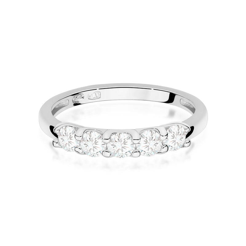 Inel Aur 9K cu Diamante Naturale 0.50 ct, imaginea 6 din 8