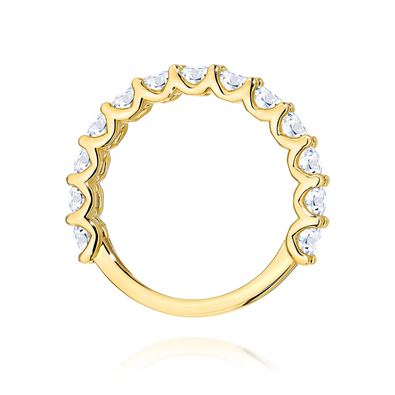 Inel Aur 9K cu Diamante Naturale 1.30 ct, imaginea 3 din 8