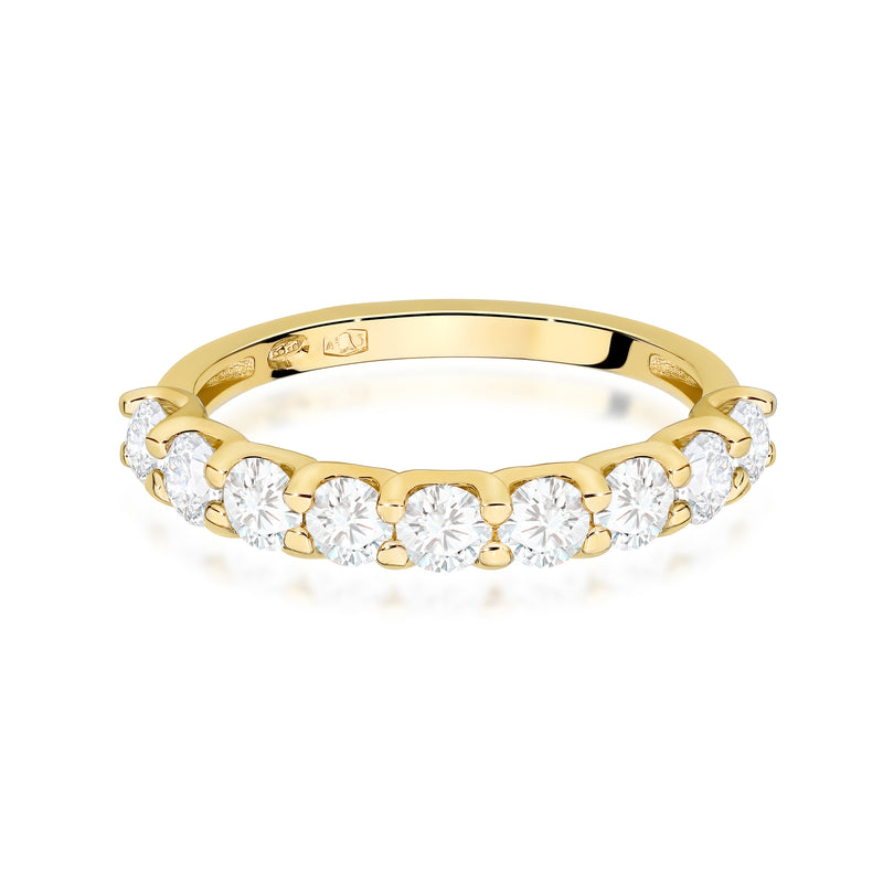Inel Aur 14K cu Diamante de Laborator 0.90 ct, imaginea 2 din 12
