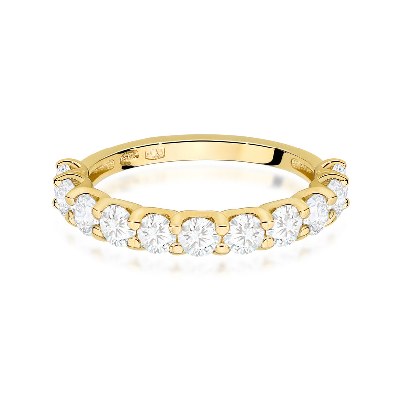 Inel Aur 14K cu Diamante Naturale 1.10 ct, imaginea 2 din 12