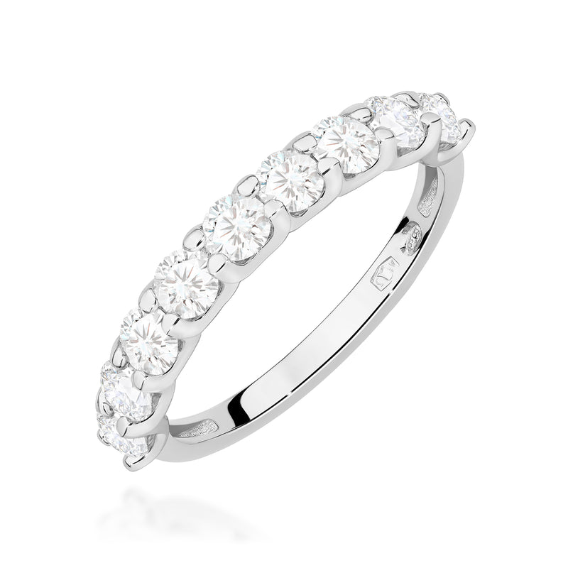 Inel Aur 9K cu Diamante de Laborator 0.90 ct, imaginea 5 din 8
