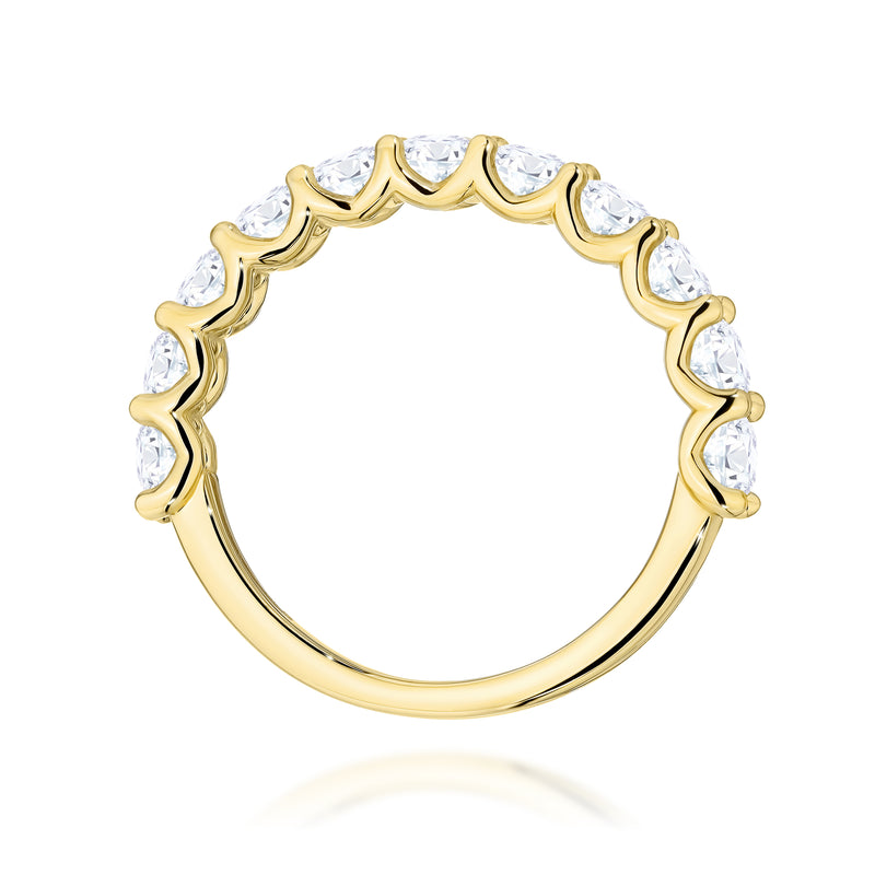 Inel Aur 9K cu Diamante Naturale 1.10 ct, imaginea 3 din 8