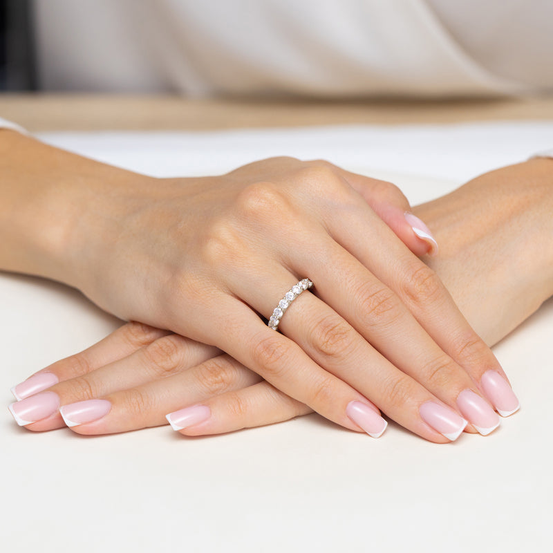 Inel Aur 9K cu Diamante Naturale 1.10 ct, imaginea 8 din 8