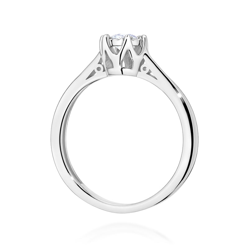 Inel Aur 9K cu Diamant Natural 0.20 ct, imaginea 7 din 8