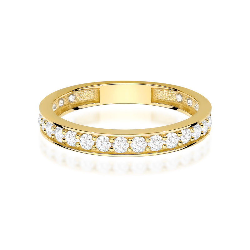 Inel Aur 9K cu Diamante Naturale 0.46 ct, imaginea 2 din 6